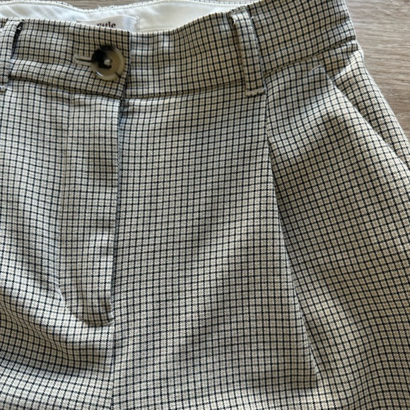 Aritzia checkered trousers little moon size 00 - Picture 5 of 8